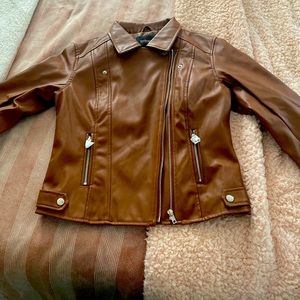 Faux leather size medium moto jacket